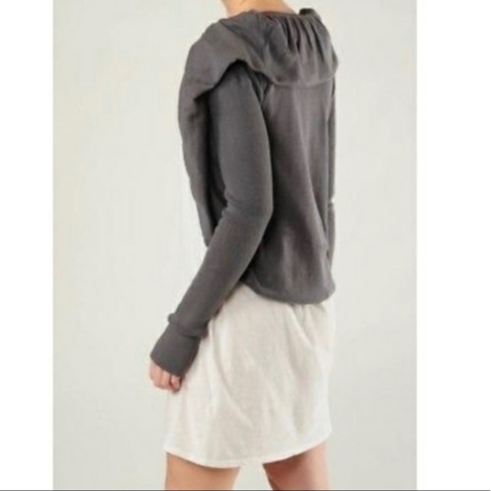 James Perse cocoon sweatshirt cardigan